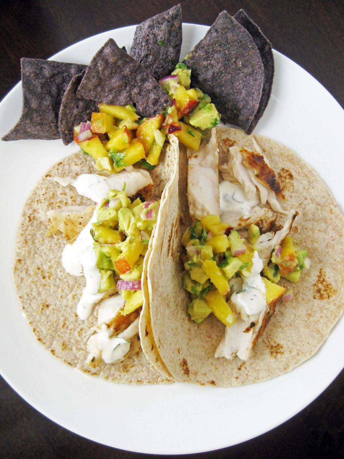 Cumin-Spiced Mahi Mahi Tacos With Nectarine Avocado Salsa | A Hint Of Honey