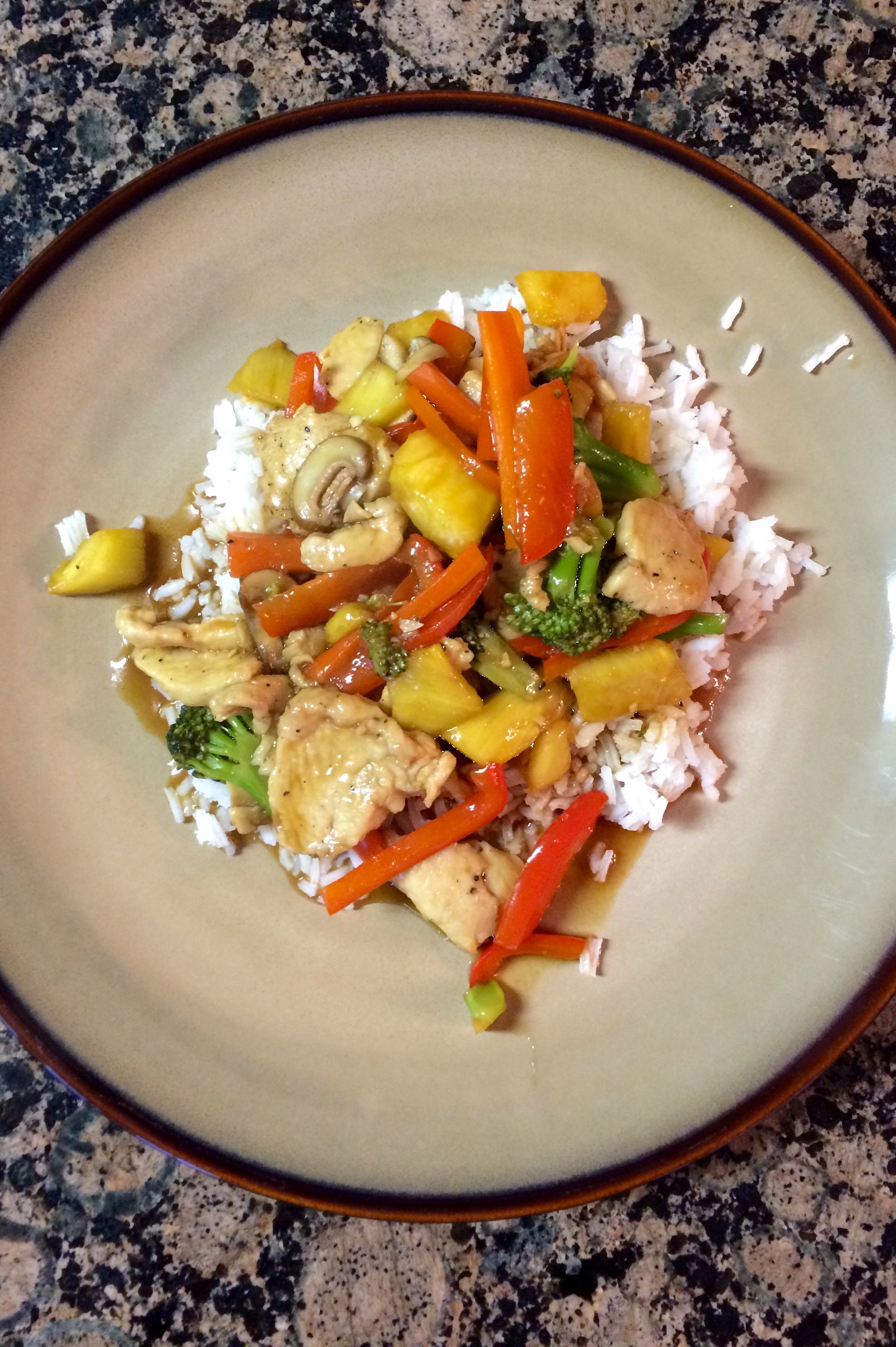 Teriyaki Chicken Stir Fry with Pineapple | A Hint of Honey