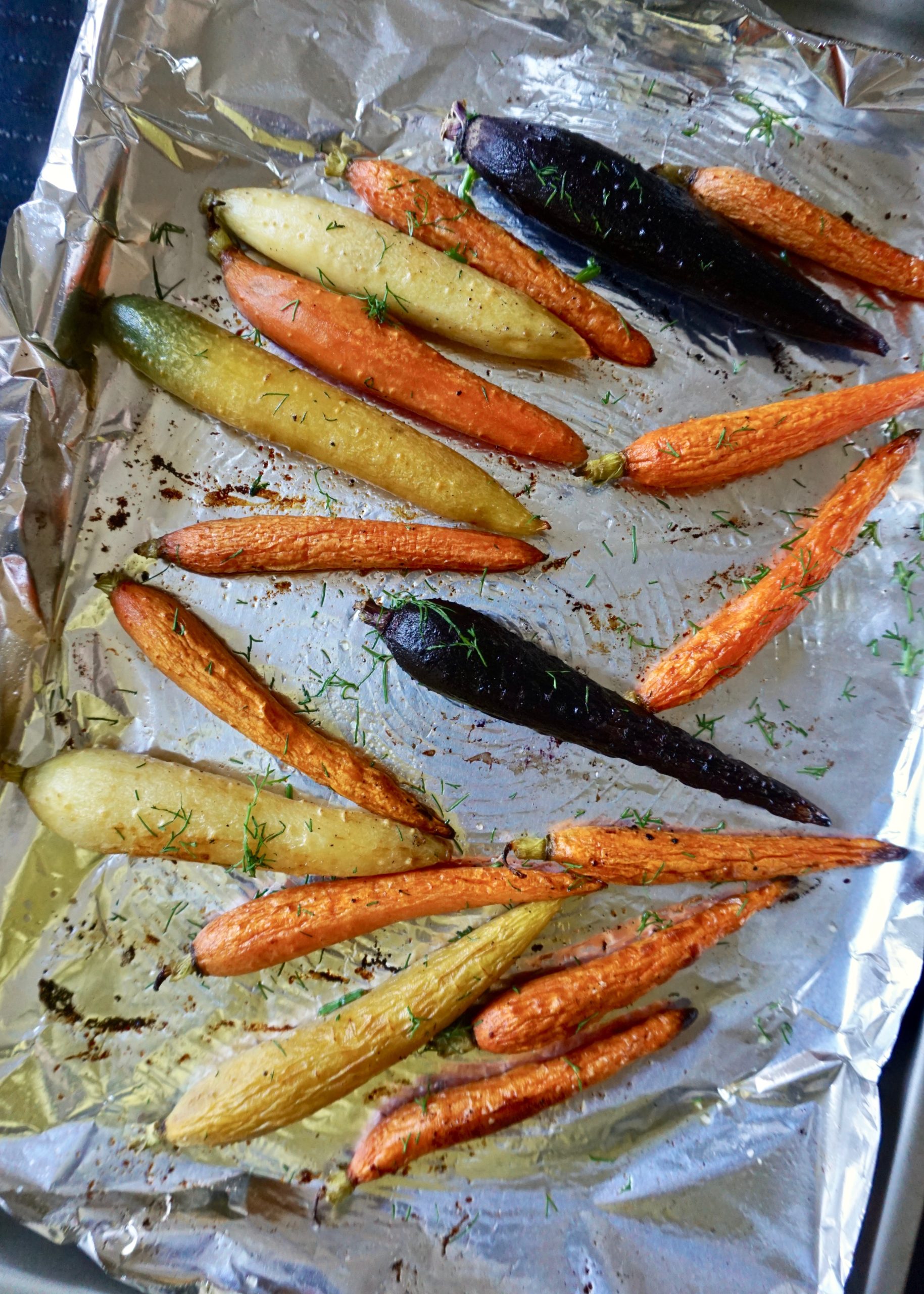 Roasted Whole Carrots | A Hint of Honey