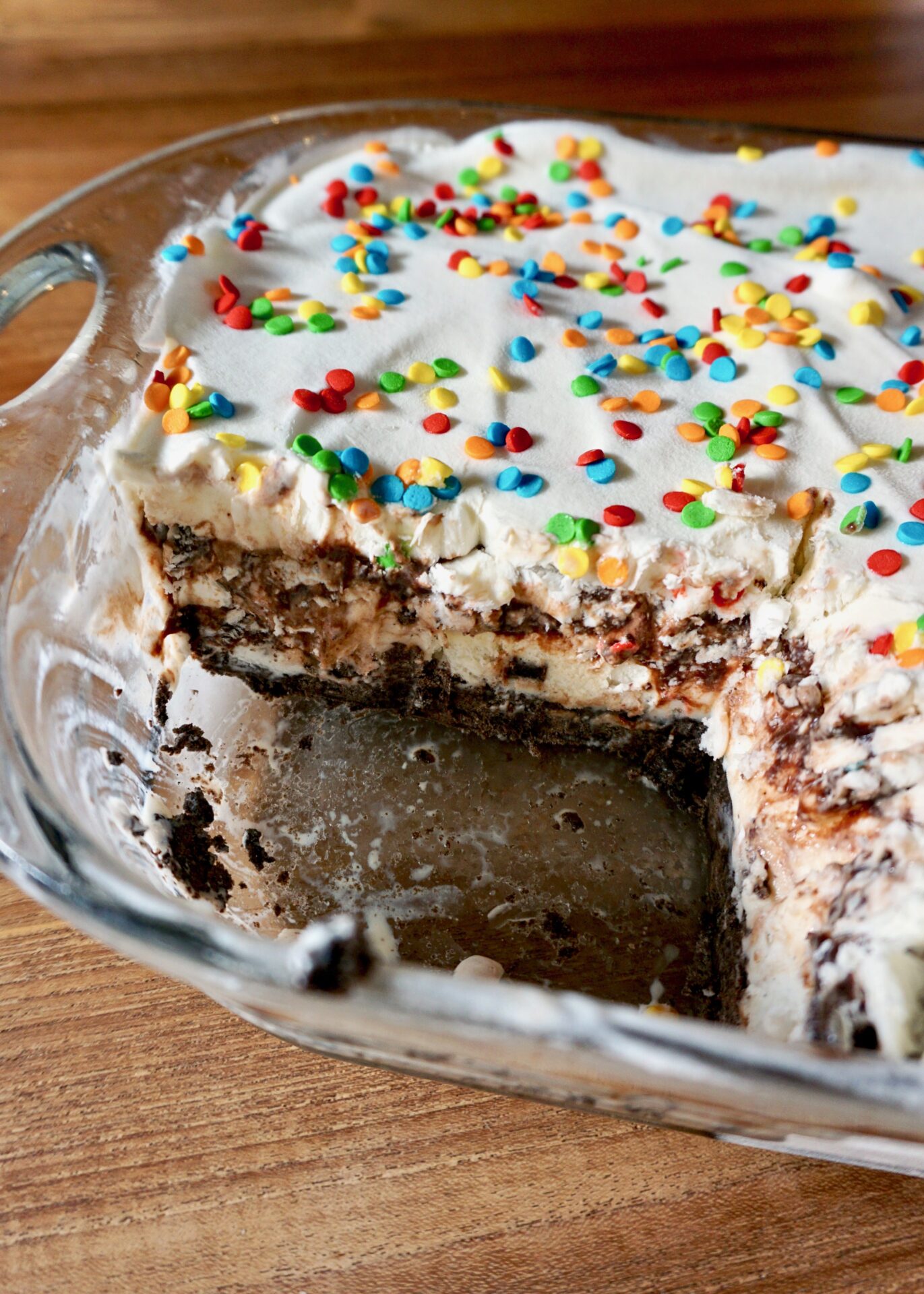 Easy 5 Layer Ice Cream Cake A Hint Of Honey