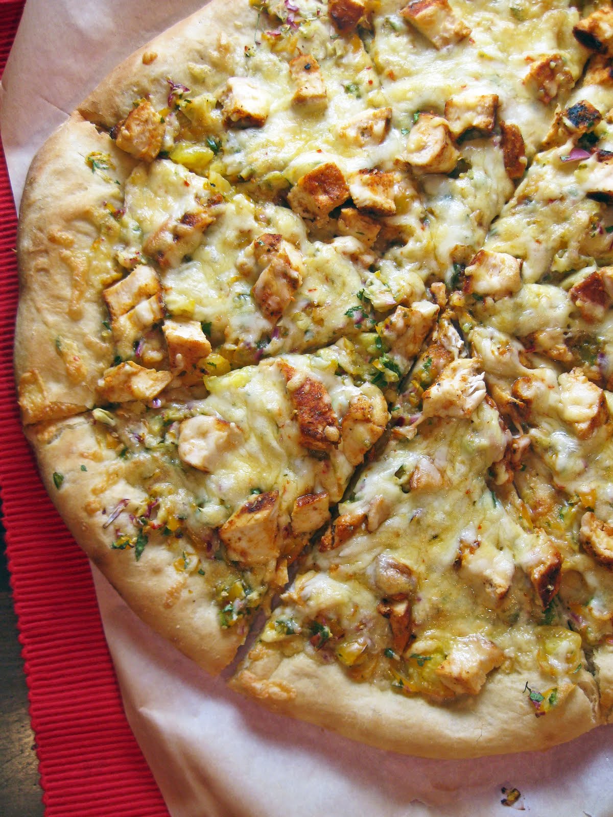 Blackened Chicken Pizza | A Hint of Honey