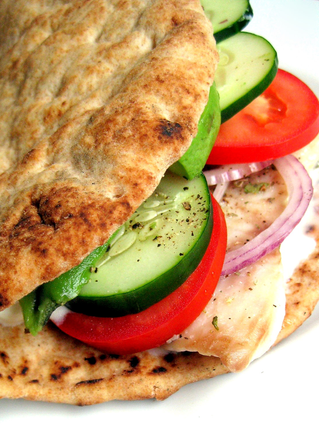 Broiled Fish Gyros | A Hint of Honey